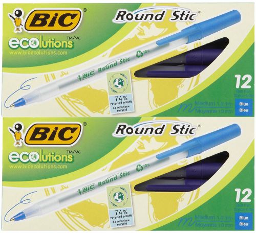 Bic ecolutions  Round Stic Ball Pens 50 pens