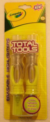 Crayola Total Tools - nontoxic erasable double-ended highlighters - set of 2