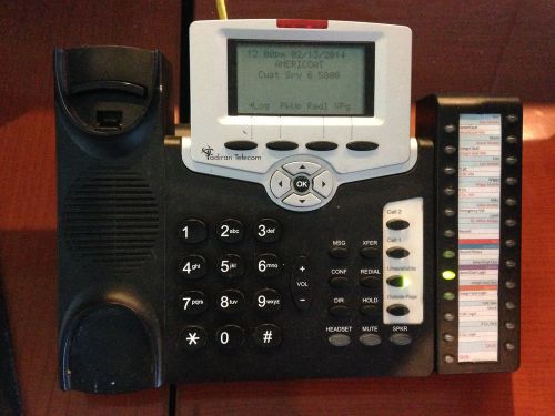 Business Voip Phone System-Tadiran Coral IPx Office-13 POE IP phones w TEM Units