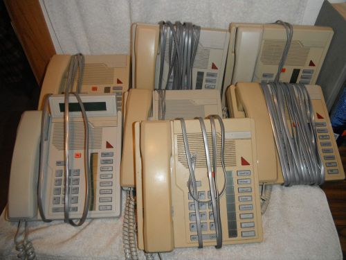 Lot of 7 Meridian Northern Telecom Business Phones - Good Working Condition