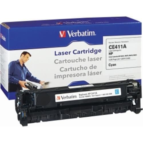 Verbatim Toner Cartridge Remanufactured For HP CE411A Cyan