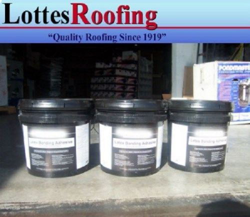 3-  4 1/4 gal latex roofing bonding adhesive for sale
