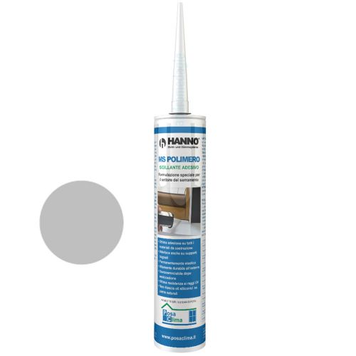 MS POLYMER HANNO 290ML GREY Adhesive sealant neutral and paintable