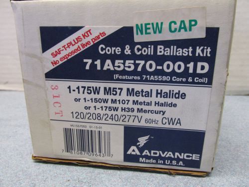 New Advance 175 Watt Metal Halide Core-Coil Ballast Kit 71A5570-001D NOS