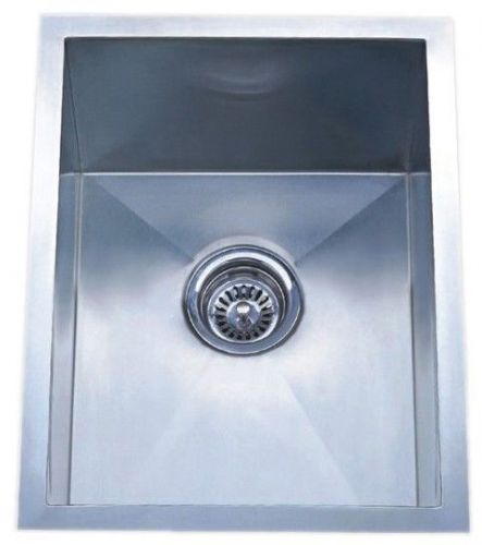 Undermount handcrafted kitchen single bowl stainless sink &lt;18gauge&gt;  11&#034; x 20&#034; for sale