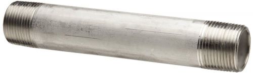 Stainless Steel 316/316L Pipe Fitting, Nipple, Schedule 40 Welded, 3/8&#034; X 5-1/2&#034;