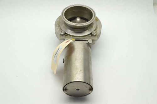 Tri clover type lk alfa laval 4 in stainless tri-clamp butterfly valve b415216 for sale