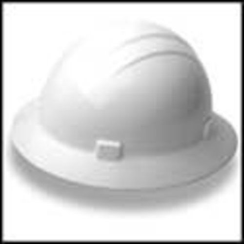 ERB Hard Hat Full Brim Ratchet Suspension - Americana White