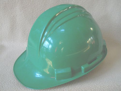 North adjustable Safety dark green Hard hat /6 point strap/ size 6 1/2 to 7 3/4