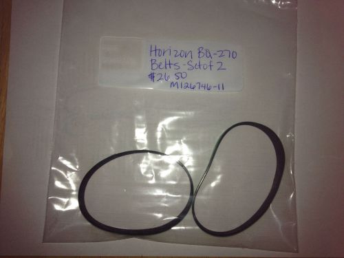 Horizon BQ-270 Belts Set of 2 part# M126746-11