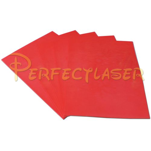 1 pc 1.5mm orange rubber sheet printing laser engraver engraving sealer stamp for sale