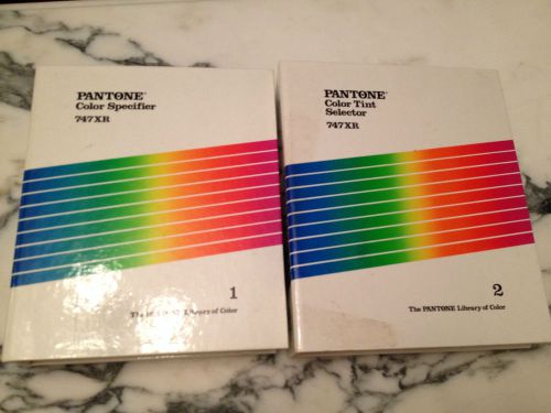 Pantone Color Specifier / Color Tint Selector/ Pantone Library of Color 747XR