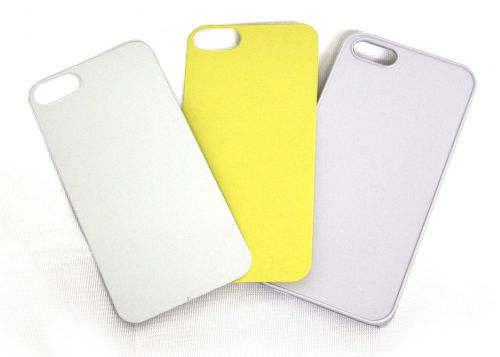 10 hard white blank iphone 5 case/ cover in white for heat sublimation printing for sale