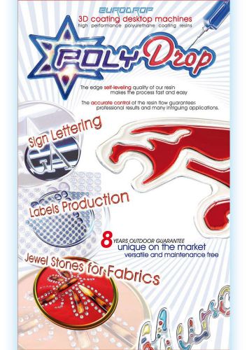 Poly mix doming label machine - labels, graphics,apparel - make your graphics 3d for sale