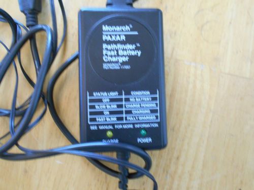 19.991MONARCH PAXAR PATHFINDER FAST BATTERY CHARGER P/N 117257 OUTPUT 15.0V 0.6A