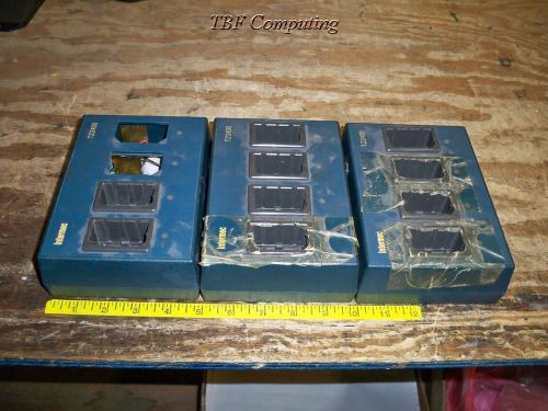 Lot of 3*Intermec TZ2400 4 Bay Battery Charger Missing Bays AS-IS