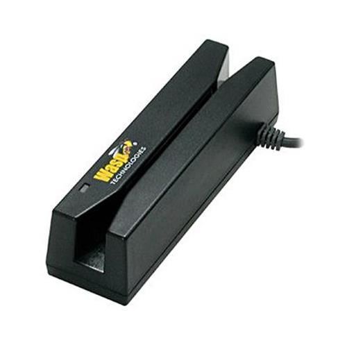 Wasp 633808471354 wmr1250 Magnetic Stripe Reader, USB, Black  725F