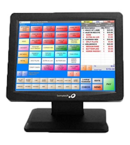 pcAmerica Brand New ALL-IN-ONE RESTAURANT POS - 2GB RAM - 320GB HDD - Quad Core
