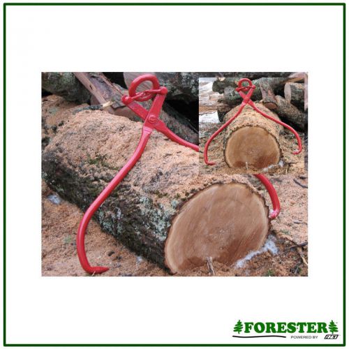 Forester log skidding tongs 28&#034; high carbon steel heavy duty wood&amp;log tongs for sale
