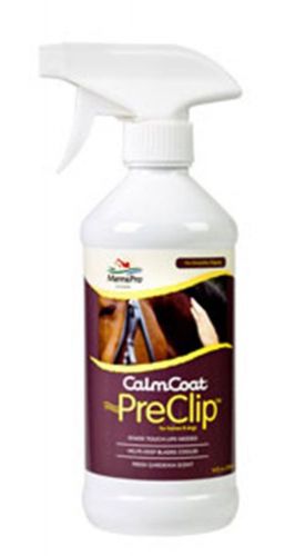 CALM COAT Pre Clip Spray Grooming Trimming Equine Horse Dog 16 oz