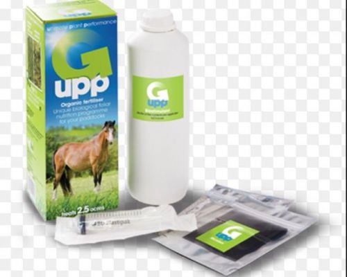 G Upp Liquid Fertiliser safe for horse paddocks even laminitcs G-UPP paddock
