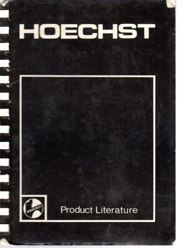Hoechst Herbicides Fungicides &amp; Insecticides Product Information Book 6810E