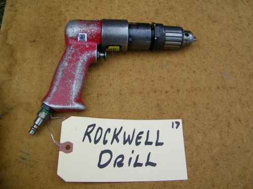 ROCKWELL -PNEUMATIC DRILL -1/4&#034; JACOB CHUCK -1100 RPM, ADP-2442