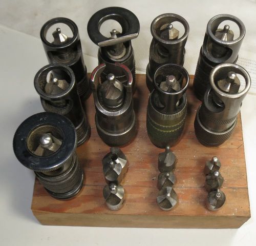Aircraft tools 9 microstops / countersink cages, cutters &amp; drills for sale