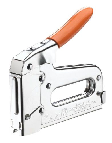Staple gun arrow fastener for cable and wire steel construction chrome finish for sale