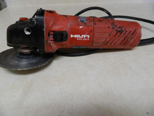 Hilti DAG 450-S 4-1/2-Inch Angle Grinder with Constant On Switch