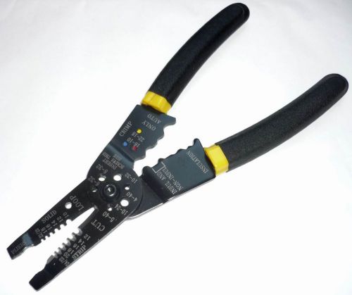 Crimping Tool Pliers Cable Shoe Press Stripping Crimp