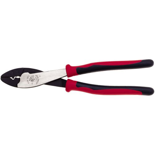 Klein Tools J1005 Journeyman Crimping/Cutting Tool, Red and Black