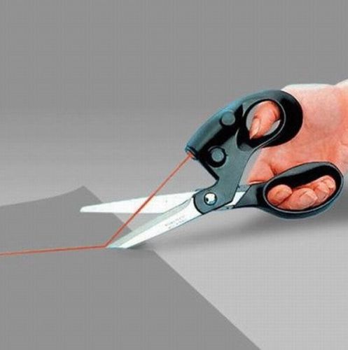 FREE SHIP! Laser Scissors Cuts Straight Fast Laser Guided