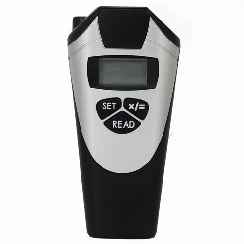 Ultrasonic tape measure distance meter lcd digital laser pointer measurer tool for sale