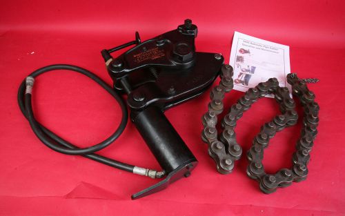 Wheeler rex 3890 soil pipe cutter 60 inch chain 15 inch pipe capacity for sale