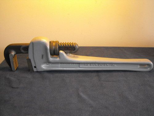 CRAFTSMAN ALUMINUM HD 14 INCH PIPE WRENCH 55697 EXCELLENT CONDITION