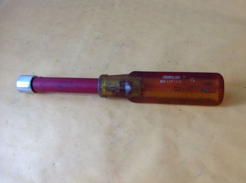 Vintage snap on tools 1/2&#034; nut driver  nd116 usa red/yello for sale