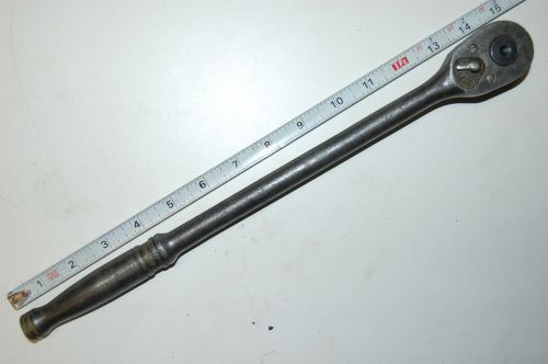 Snap-on Ratchet, Long Standard Handle,Industrial Finish, 1/2&#034; drive, 15&#034; Long,