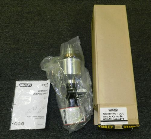 Stanley hydraulic crimping tool - model ct10086 - 1650 psi for sale