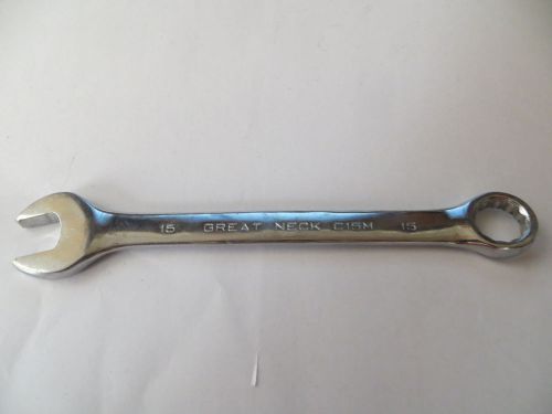 GREAT NECK 15MM Combination Wrench Metric C15MC