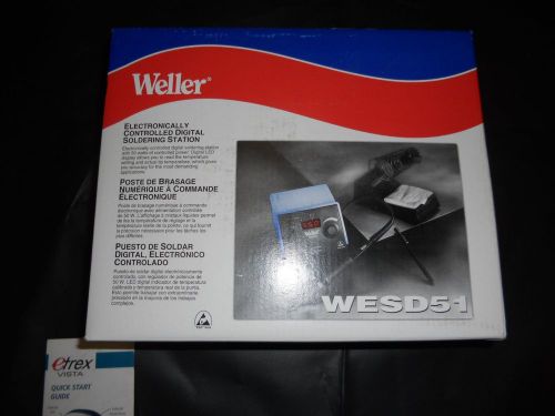 WELLER WESD51 Electronically Controlled Digital Soldering Station &#034;NEW&#034;