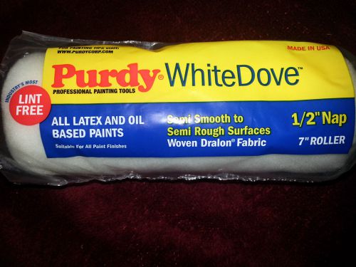 Purdy white dove paint roller cover 1/2 nap for use with 7&#034; roller for sale