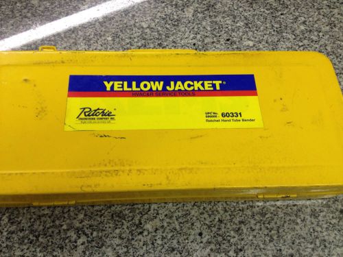 Yellow Jacket 60331 Ratchet Hand Tibe Bender a-x