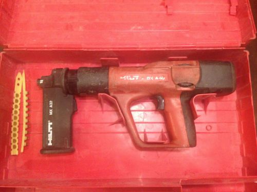 Hilti DX A40 - Working .27 Cal Powder Actuated Nail Gun With MX A32 Magazine