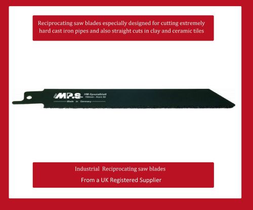 Mp.s  rb4080 hard metal reciprocating saw blades pack of 5 for sale
