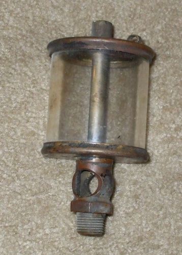 Lunkenheimer no. 5 engine equipment brass oiler 3/8 pipe outlet for sale