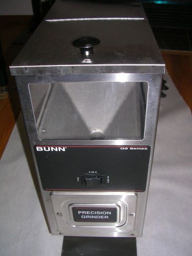 BUNN Commercial G-9 SERIES HD Coffee BEAN GRINDER with/filters