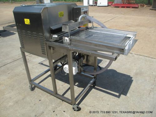 Belshaw adamatic mfg 2012 bakery donut pre-fried tg-50 thermoglaze oven glaser for sale