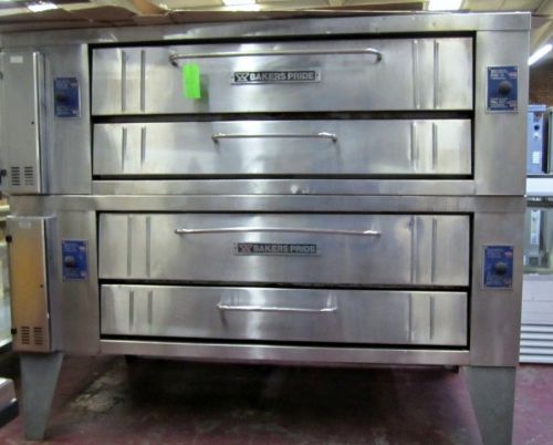 Bakers pride y-600 double stack pizza oven for sale