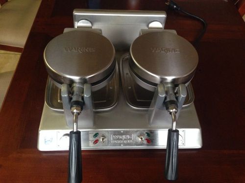 Waring commercial double waffle maker ww250 for sale